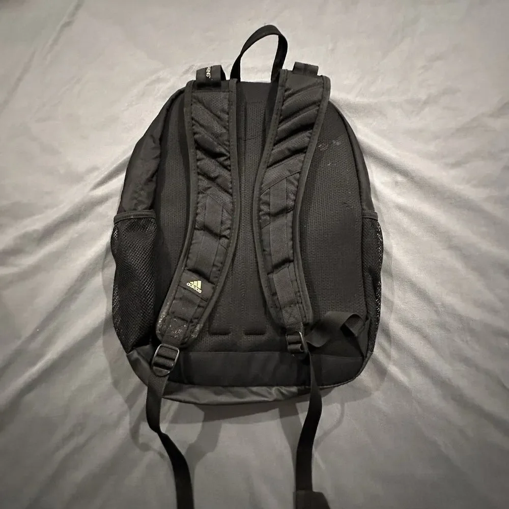 Adidas Prime 6 Backpack Black Gold School Soccer Adjustable Large